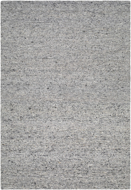 Gray Textured Wool Area Rug - Boutique Rugs
