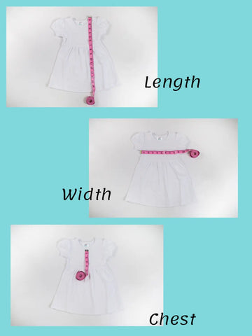 Girl’s Short Sleeve Puff Empire Waist Dress