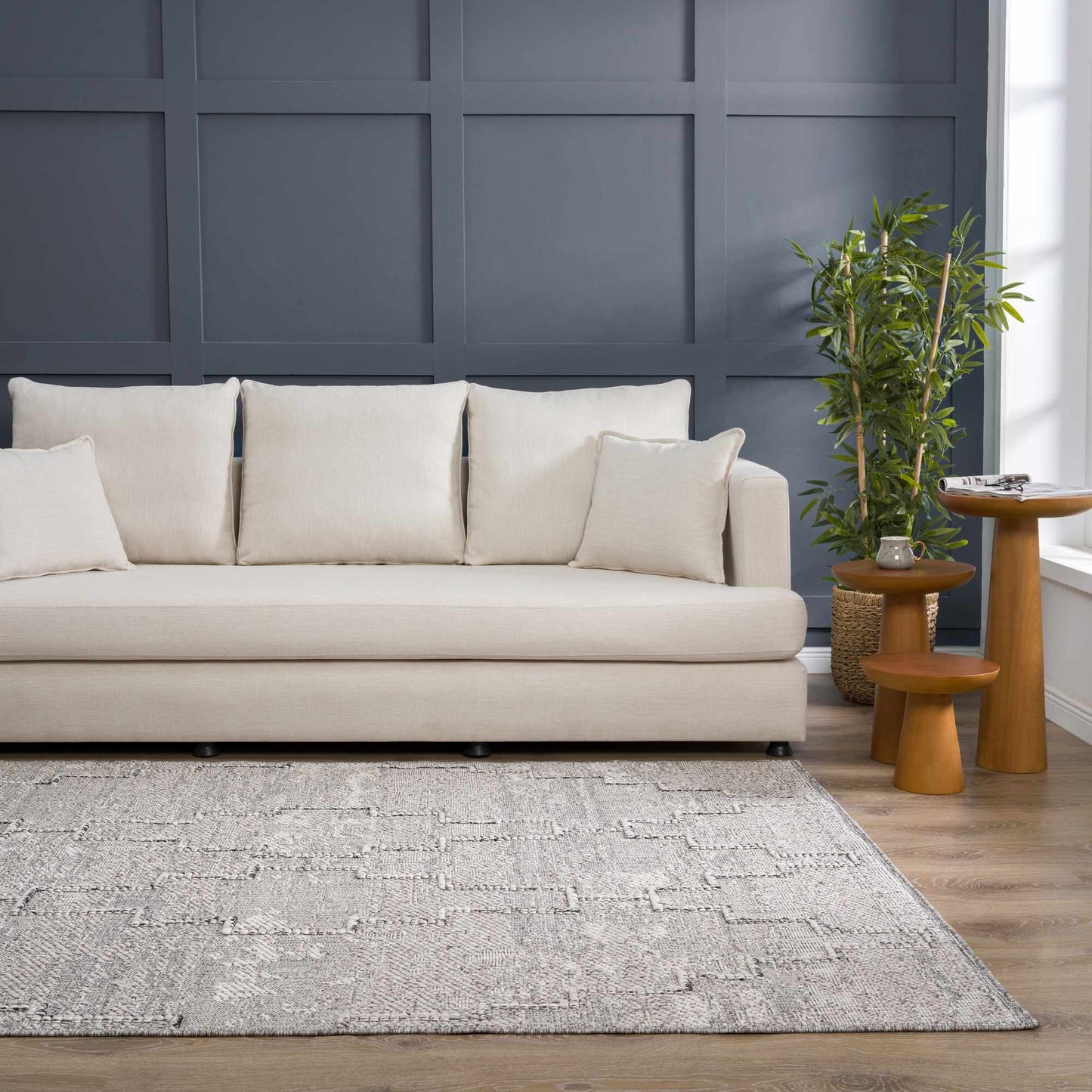Butch Taupe Textured Performance Rug - Limited Edition - Boutique Rugs