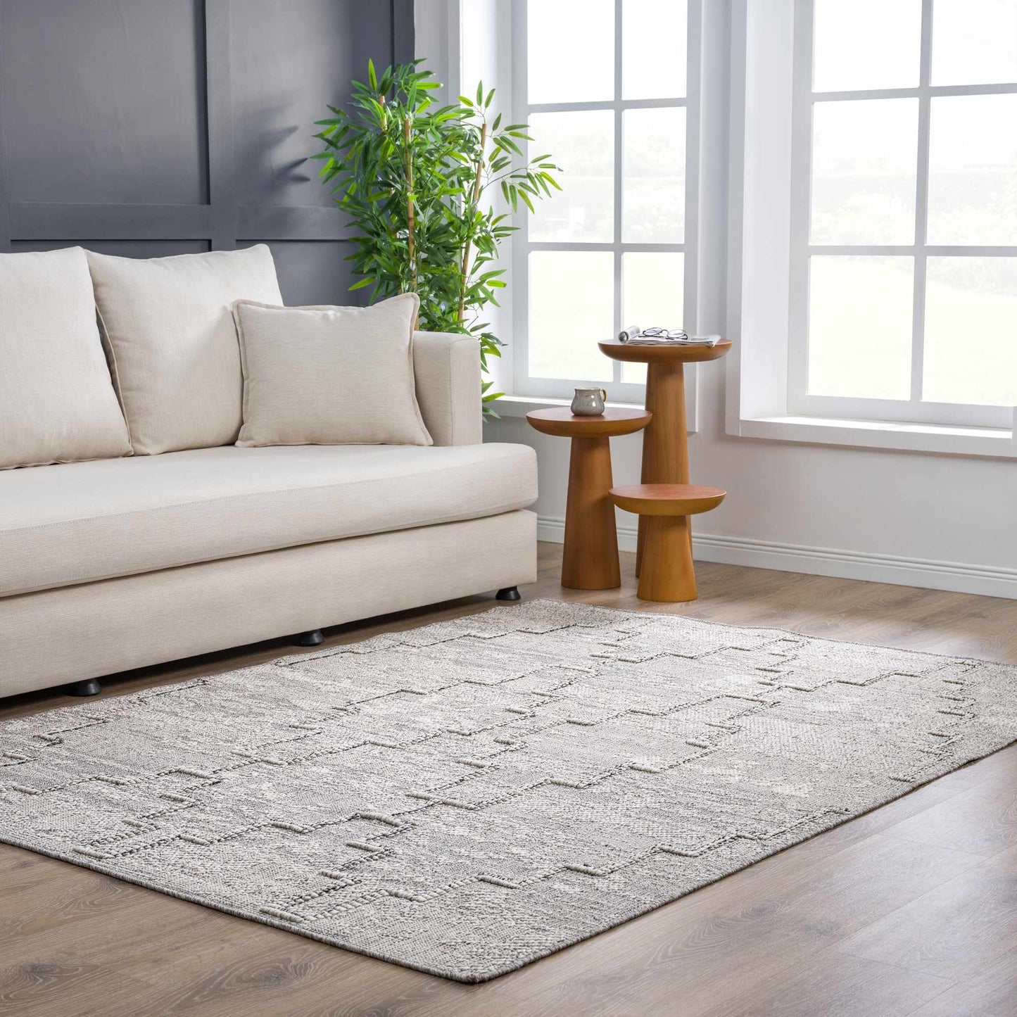 Butch Taupe Textured Performance Rug - Limited Edition