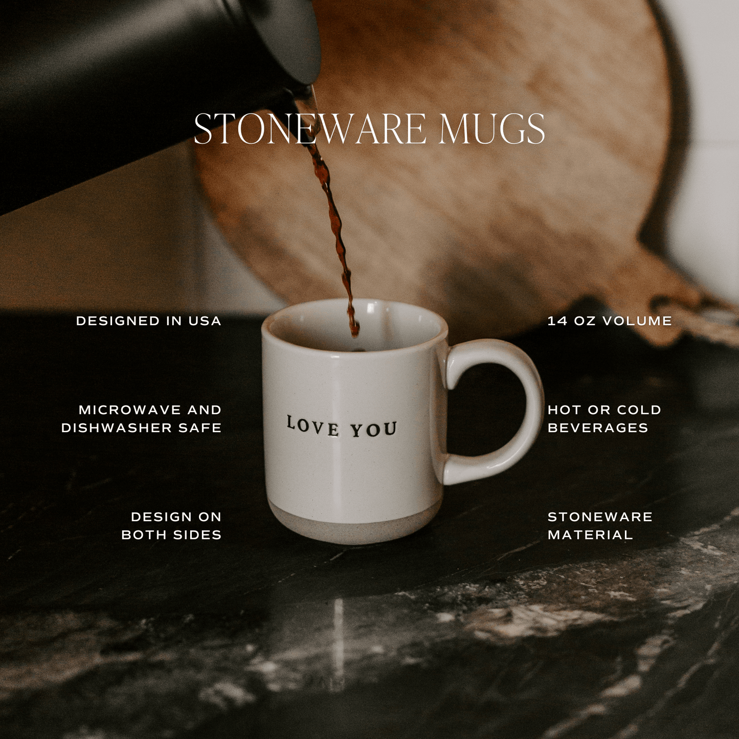 Cozy Season 14oz. Stoneware Coffee Mug