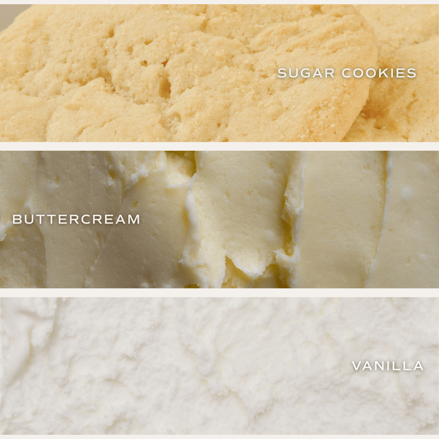 Sugar Cookies Soy Candle - Clear Jar - 9 oz - Sweet Water Decor