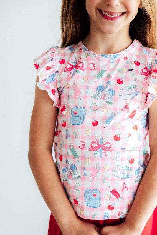 School Days Ruffle Shirt - Back to School - Mila & Rose ®
