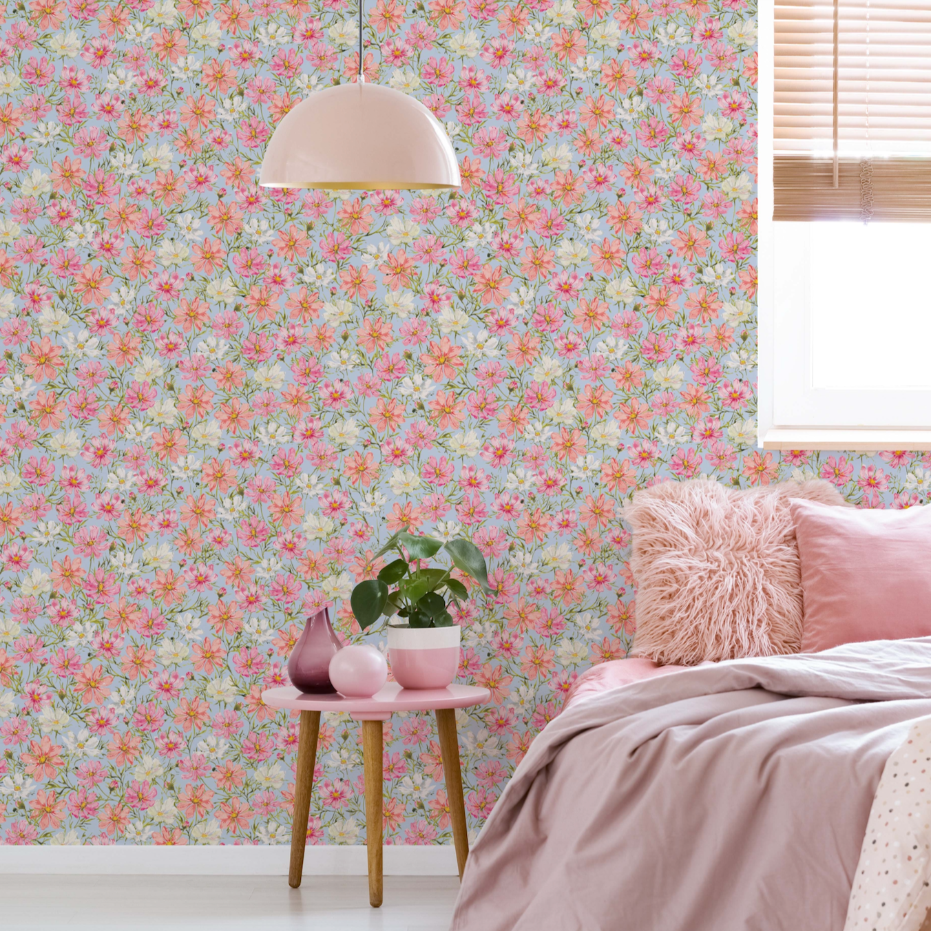 Zinnia Wallpaper by Ela Spurden