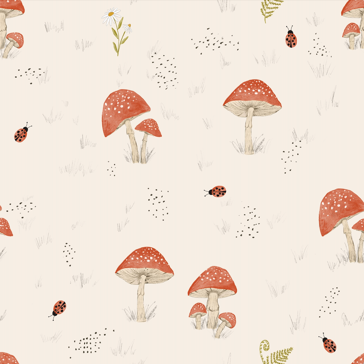 Kae Wallpaper by Christy Beasley - Sample 1 foot by 1 foot - Loomwell Home Goods