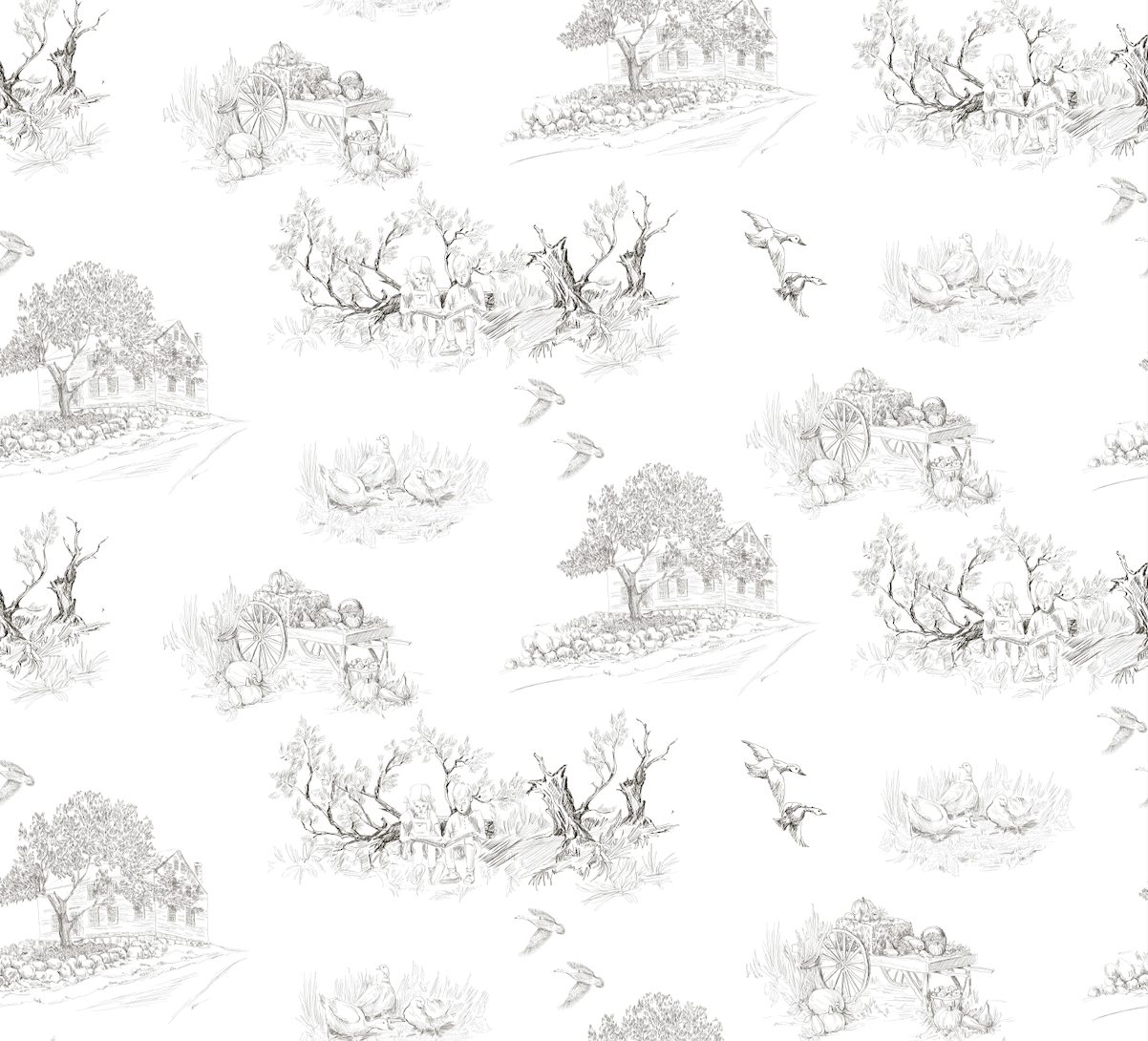 Ingalls Wallpaper - Sample 1 foot by 1 foot - Loomwell Home Goods