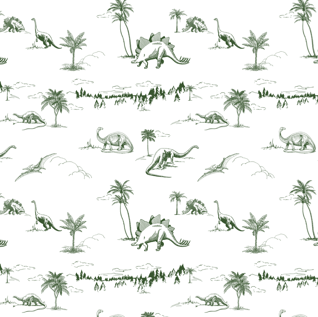 Deacon Wallpaper - Sample 1 foot by 1 foot / Green - Loomwell Home Goods
