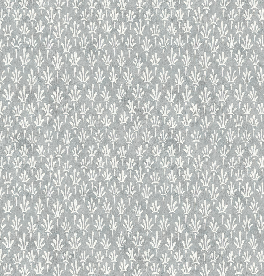 Hyacinth Wallpaper by Bloomery Decor - Sample 1 foot by 1 foot / Blue - Loomwell Home Goods