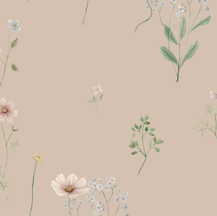 Marta Wallpaper by Emily Cooper Art - Sample 1 foot by 1 foot / Neutral - Loomwell Home Goods