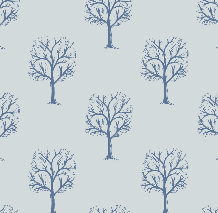 Adair Wallpaper by ArtShades - Sample 1 foot by 1 foot / Light Blue - Loomwell Home Goods