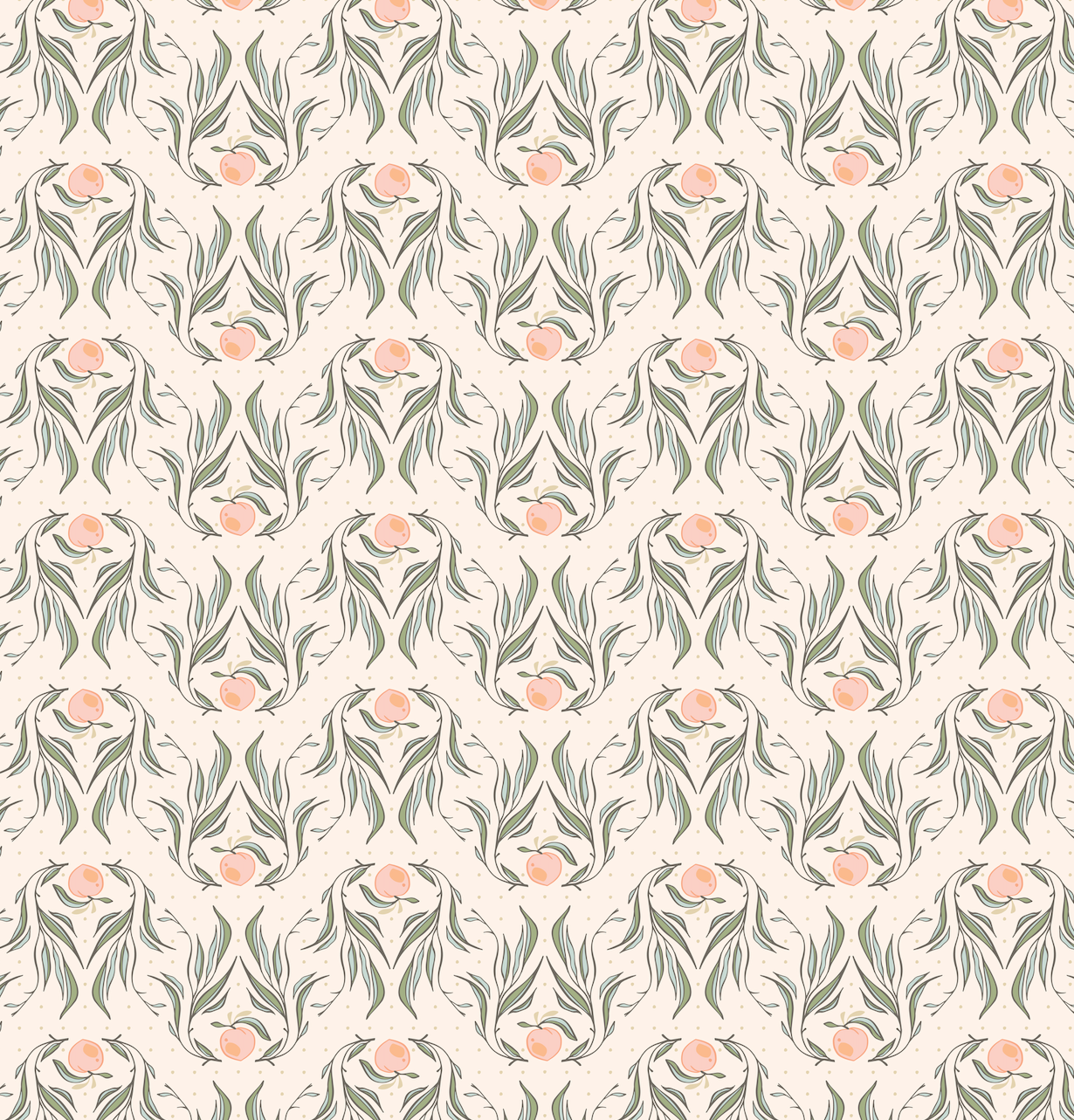 Mia Wallpaper by Erin Silliman Designs