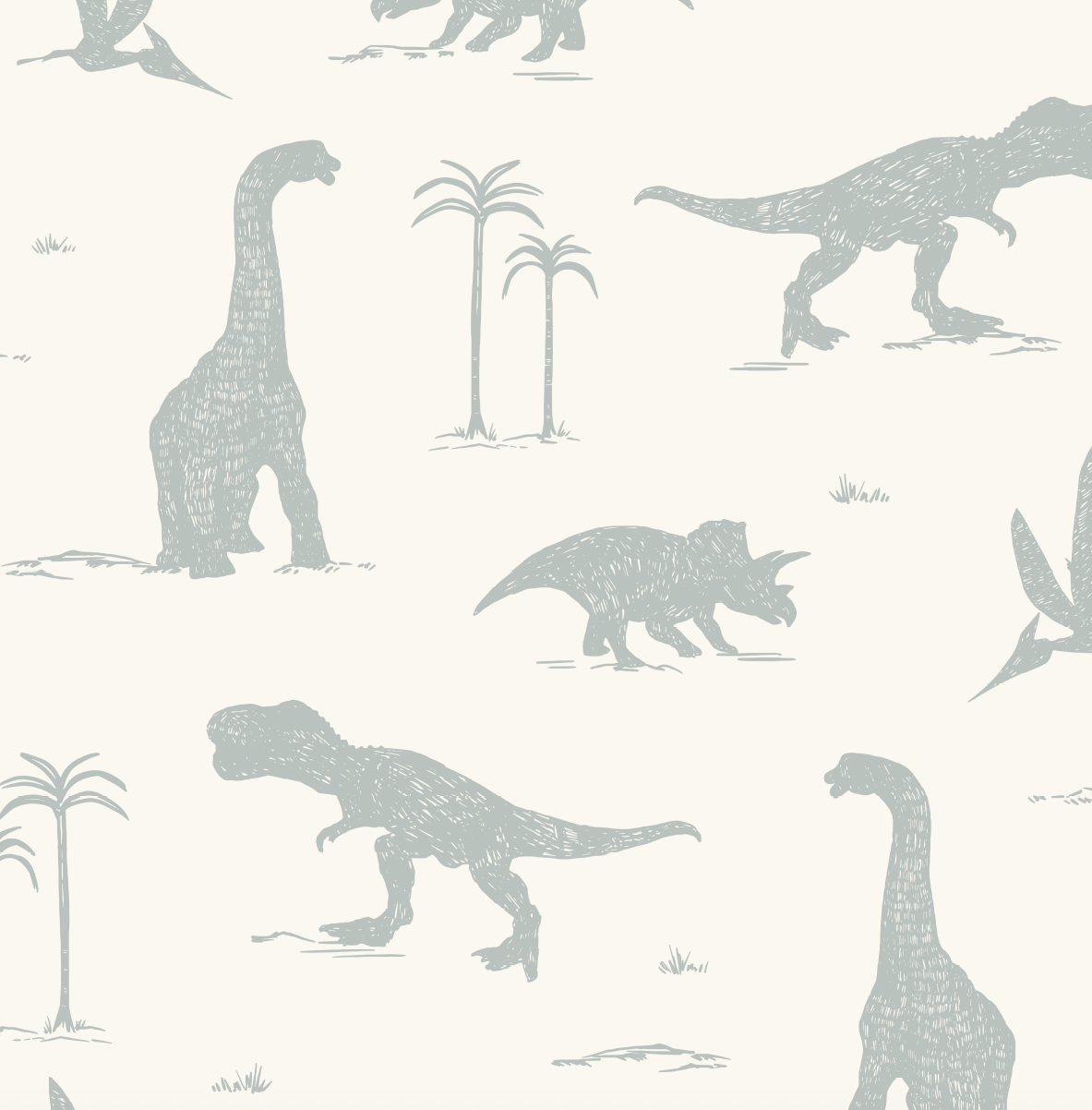 Arlo Wallpaper by Hufton Studio - Sample 1 foot by 1 foot / Sage - Loomwell Home Goods