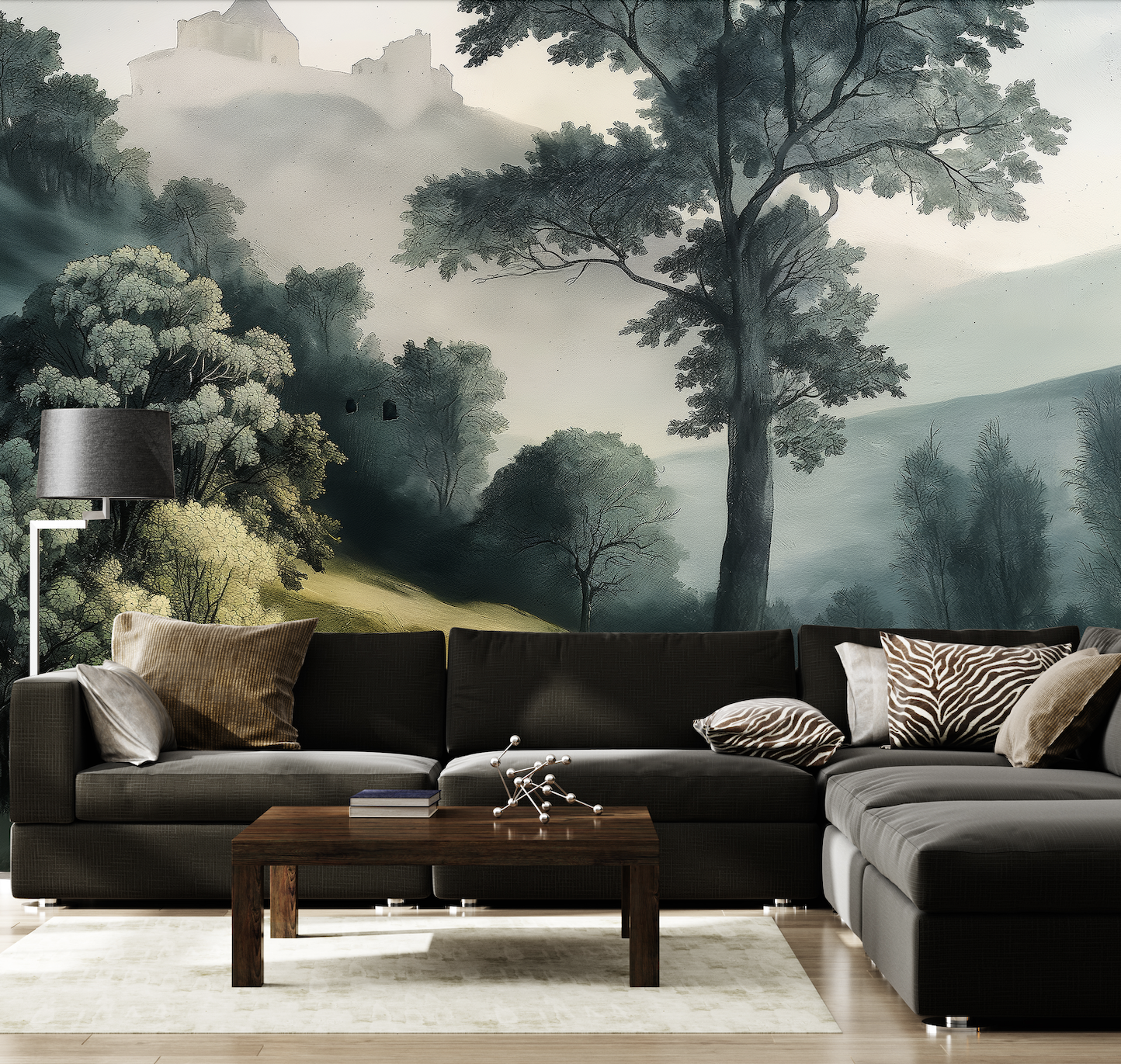 Sterling Landscape Mural Wallpaper - Loomwell Home Goods