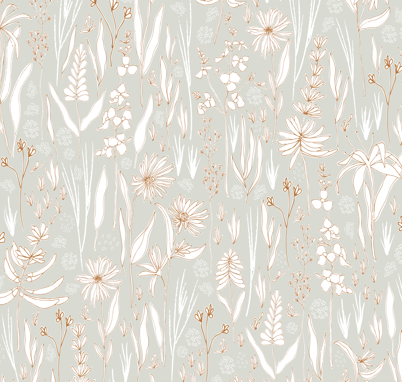Rey Wallpaper by Antonela Fulir - Sample 1 foot by 1 foot / Sage - Loomwell Home Goods