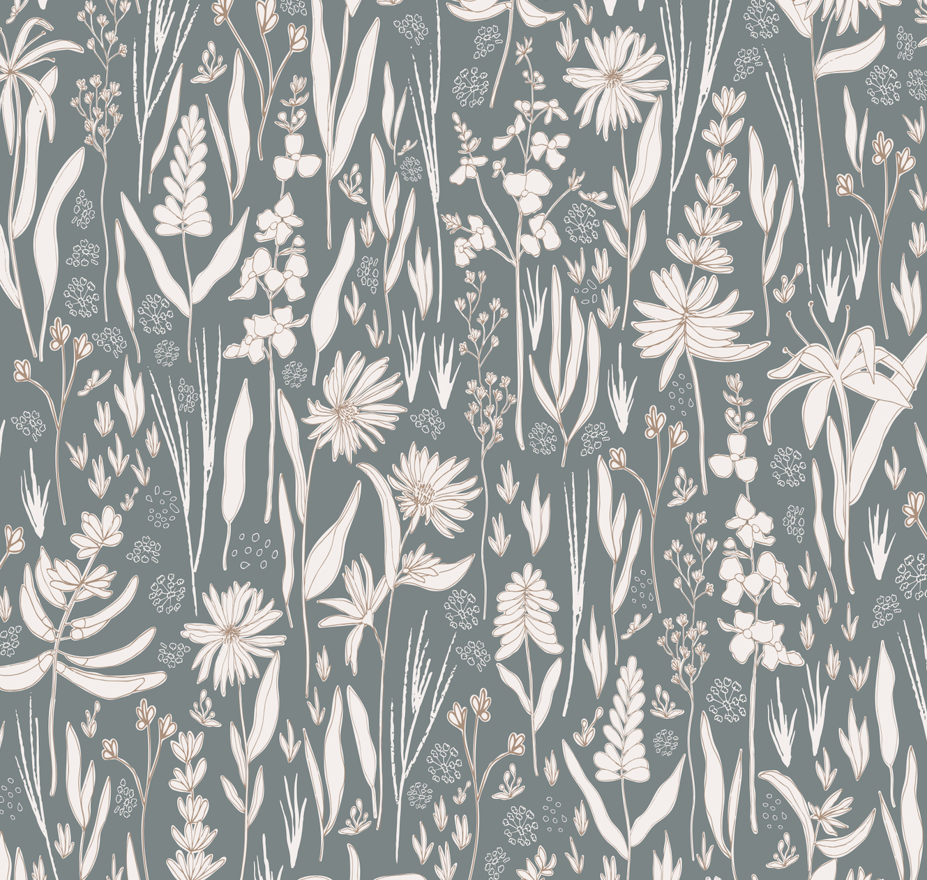 Rey Wallpaper by Antonela Fulir - Sample 1 foot by 1 foot / Green - Loomwell Home Goods