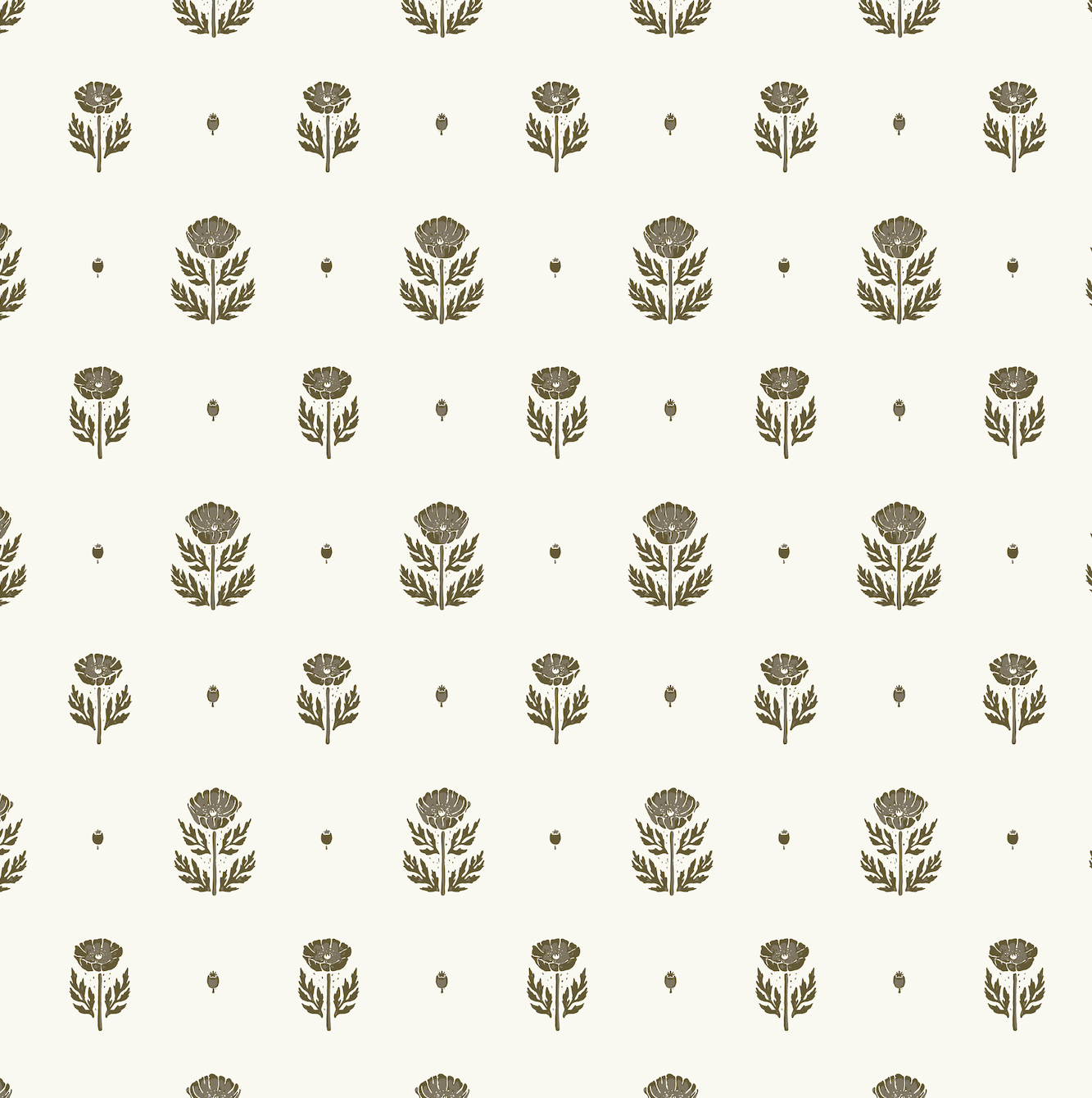 Delaney Wallpaper by Mackenzie Nelson - Sample 1 foot by 1 foot / Clove