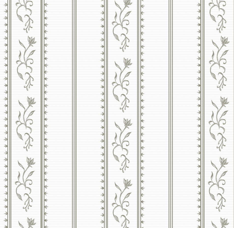 Shayne Floral Stripe Wallpaper by Aubrey Fairchild - Sample 1 foot by 1 foot / Neutral - Loomwell Home Goods