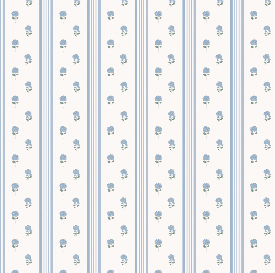 Summer Stripe Wallpaper by Ashton Elizabeth - Sample 1 foot by 1 foot / Cream - Loomwell Home Goods