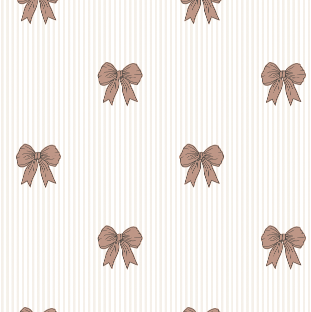 Shayla Bows Wallpaper by Kourtni Gunn - Sample 1 foot by 1 foot / Dark Neutral - Loomwell Home Goods