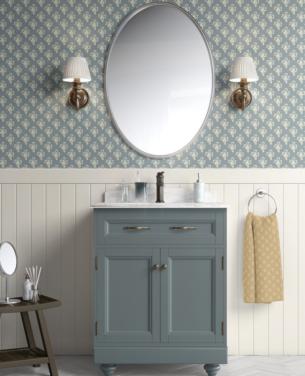 Ruthie Floral Wallpaper by Ali Anni - Loomwell Home Goods