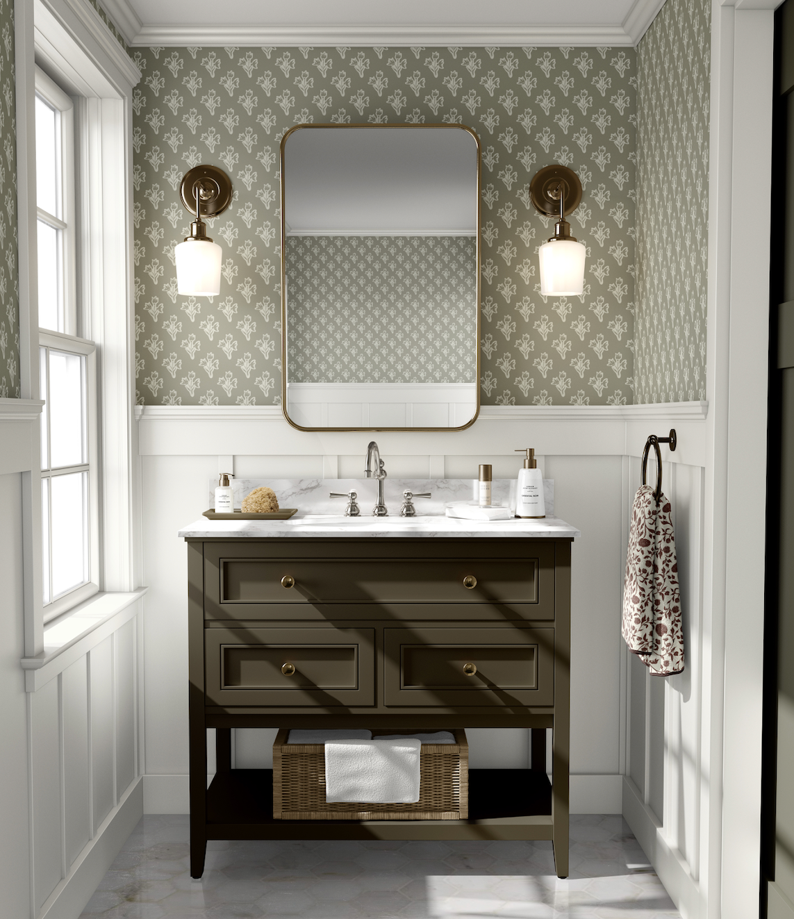 Ruthie Floral Wallpaper by Ali Anni - Loomwell Home Goods