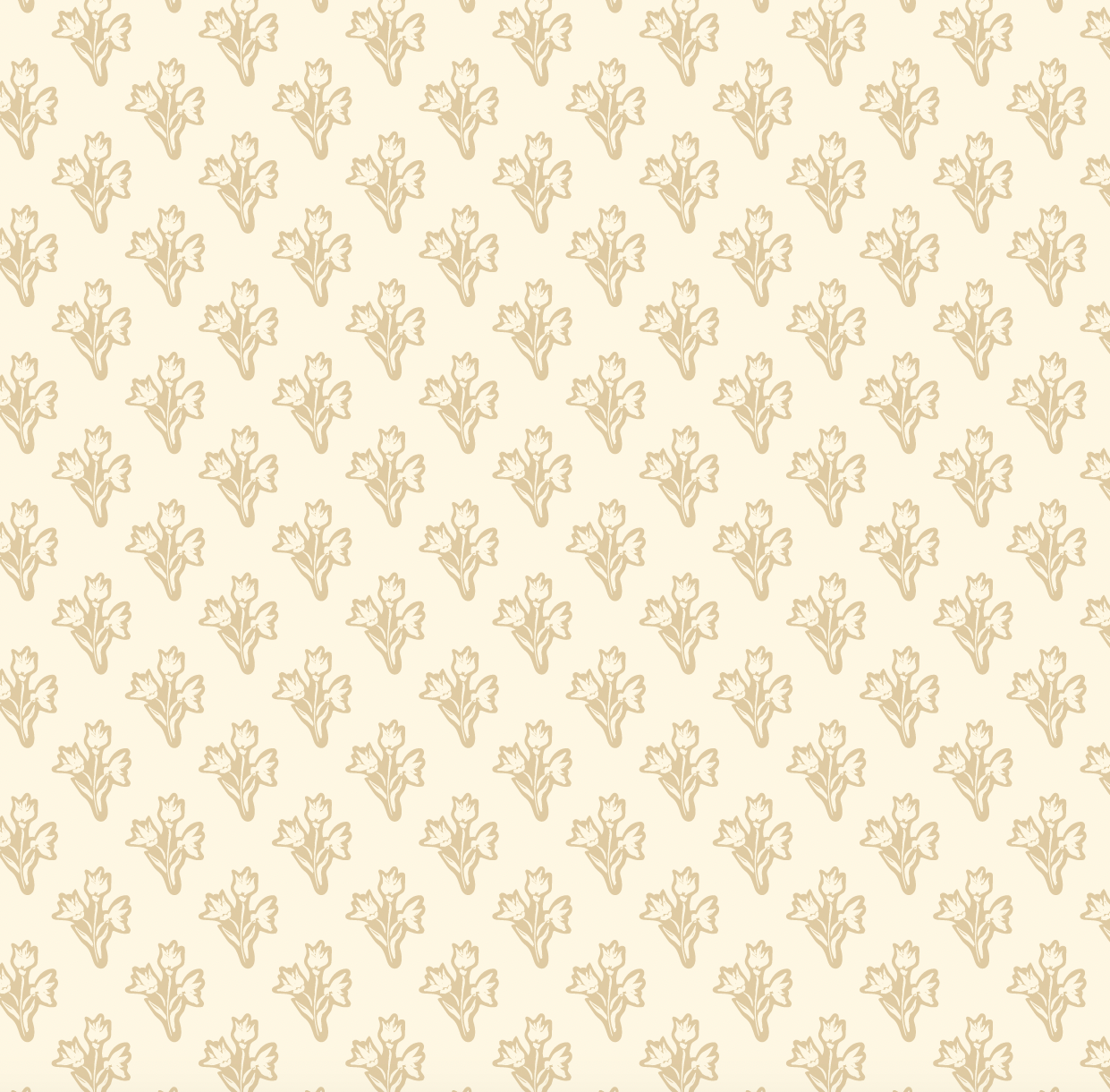 Ruthie Floral Wallpaper by Ali Anni - Sample 1 foot by 1 foot / Yellow - Loomwell Home Goods