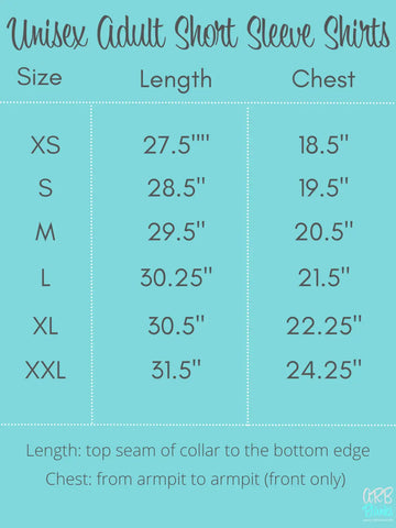Unisex Adult Short Sleeve Shirts