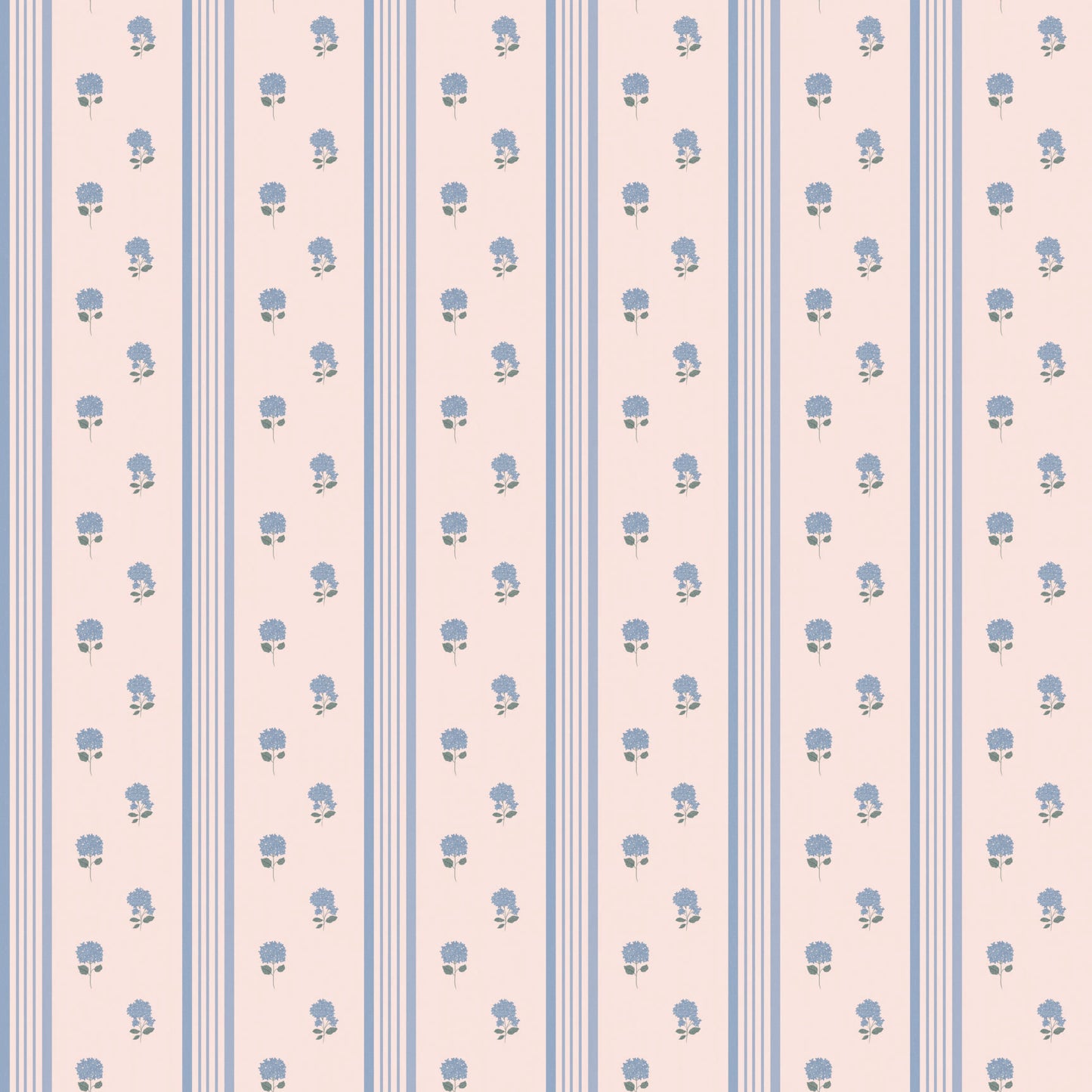 Summer Stripe Wallpaper by Ashton Elizabeth - Sample 1 foot by 1 foot / Light Pink - Loomwell Home Goods