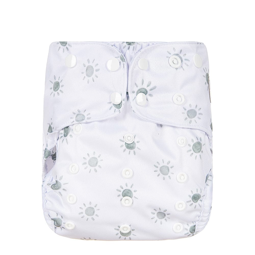 Earth & Pebble Size Up Diaper Cover - Spontaneous Collection