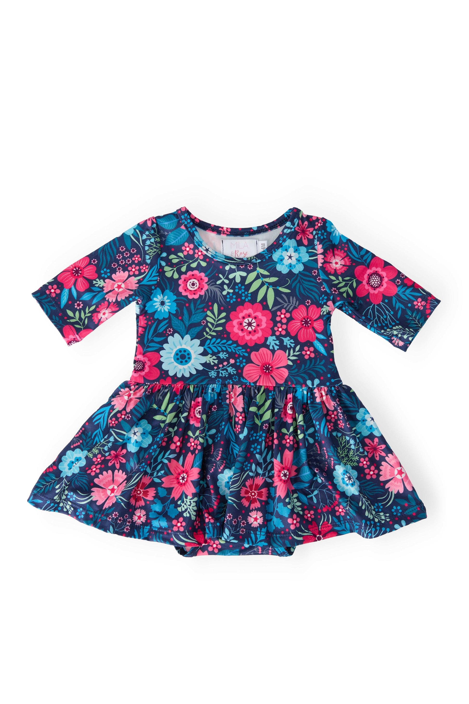 Sweet Gardenia 3/4 Twirl Bodysuit - Mila & Rose ®