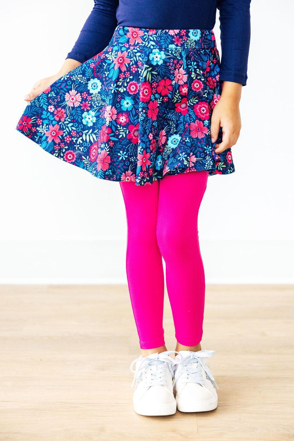 Sweet Gardenia Twirl Skirt and Leggings
