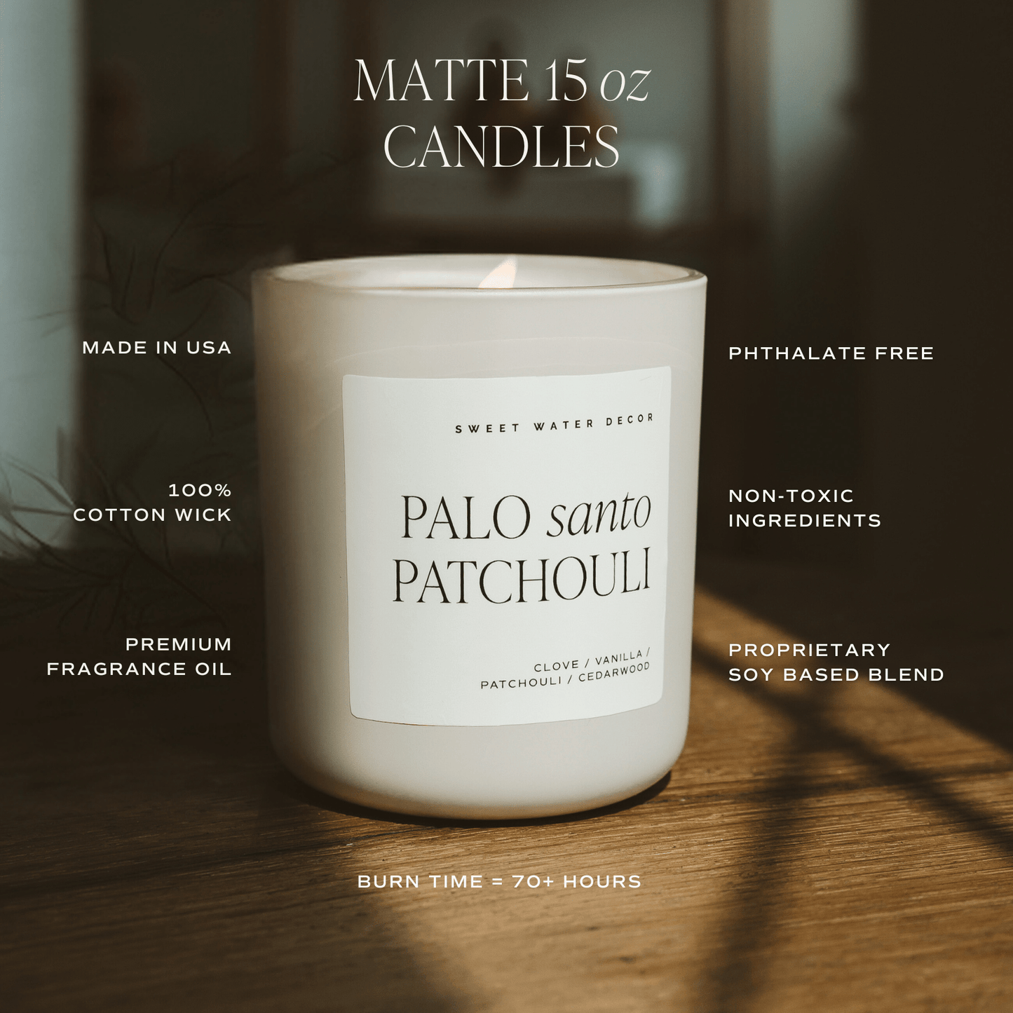 Cozy Season Soy Candle - Tan Matte Jar - 15 oz