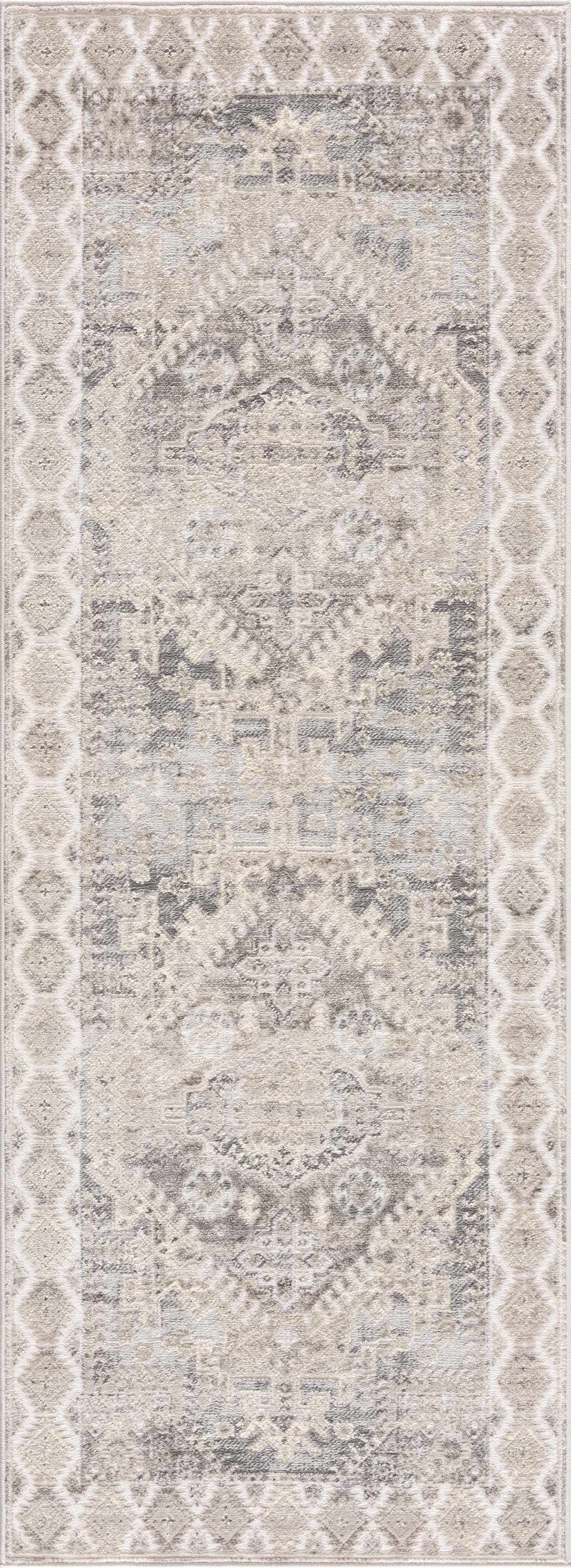 Brend Taupe Medallion Area Rug - Boutique Rugs