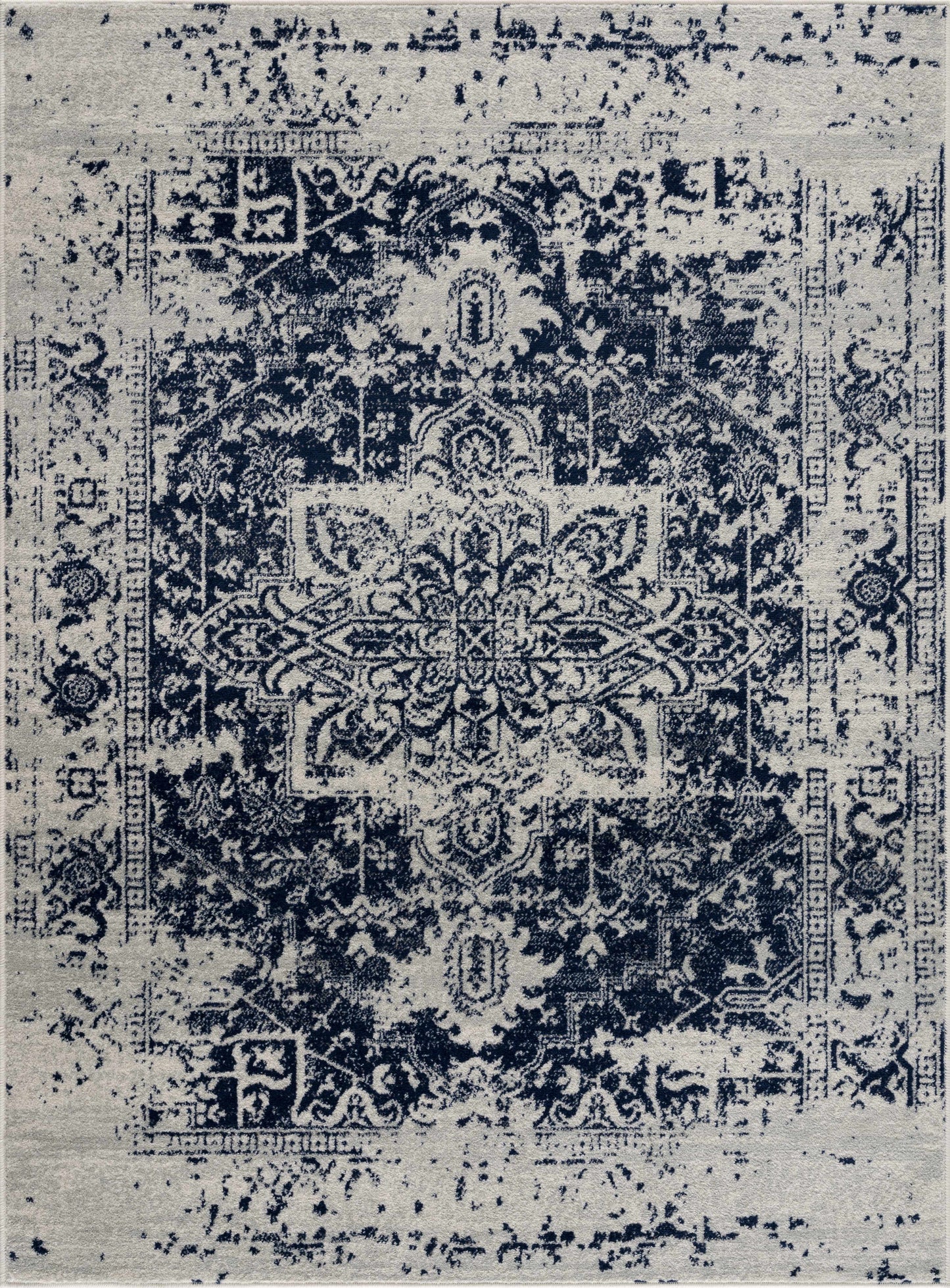 Rachel Navy Area Rug - Boutique Rugs