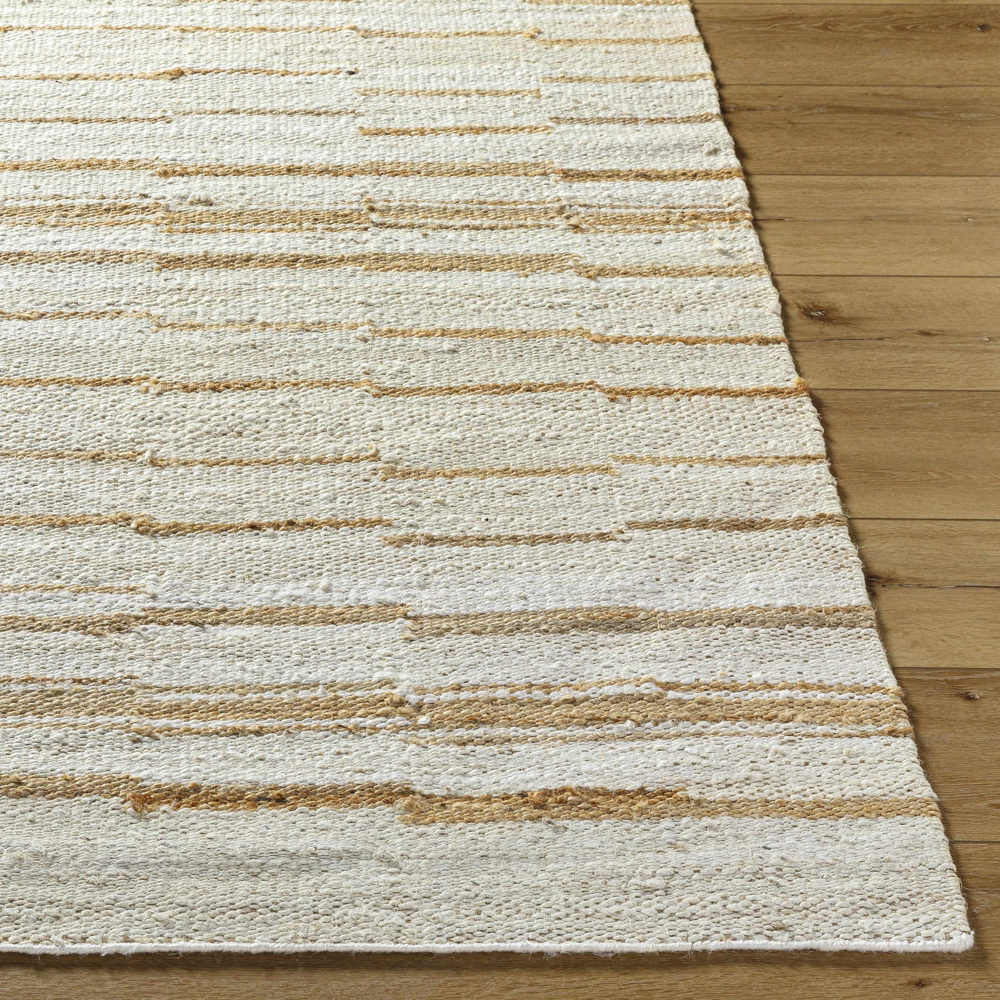 Broken Striped Jute Rug - Boutique Rugs