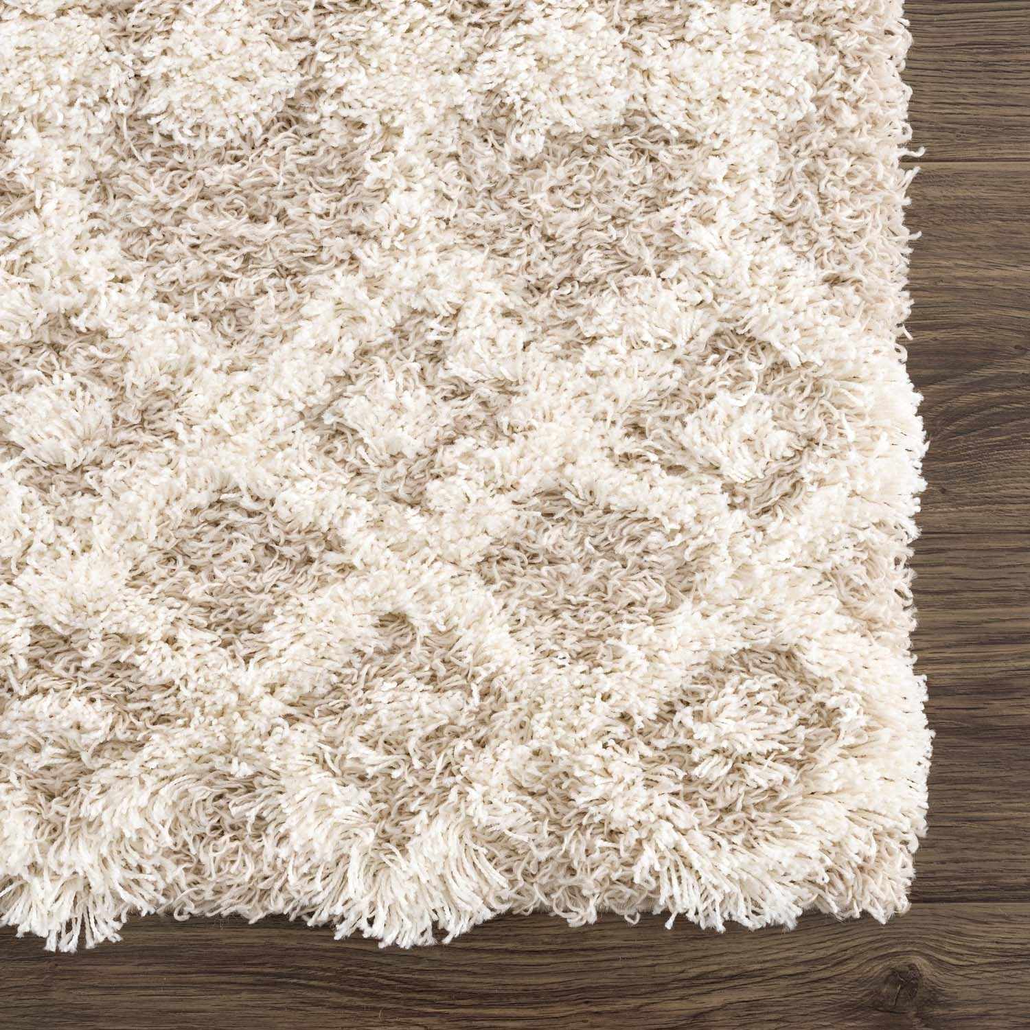 Prompton Cream Plush Area Rug - Boutique Rugs