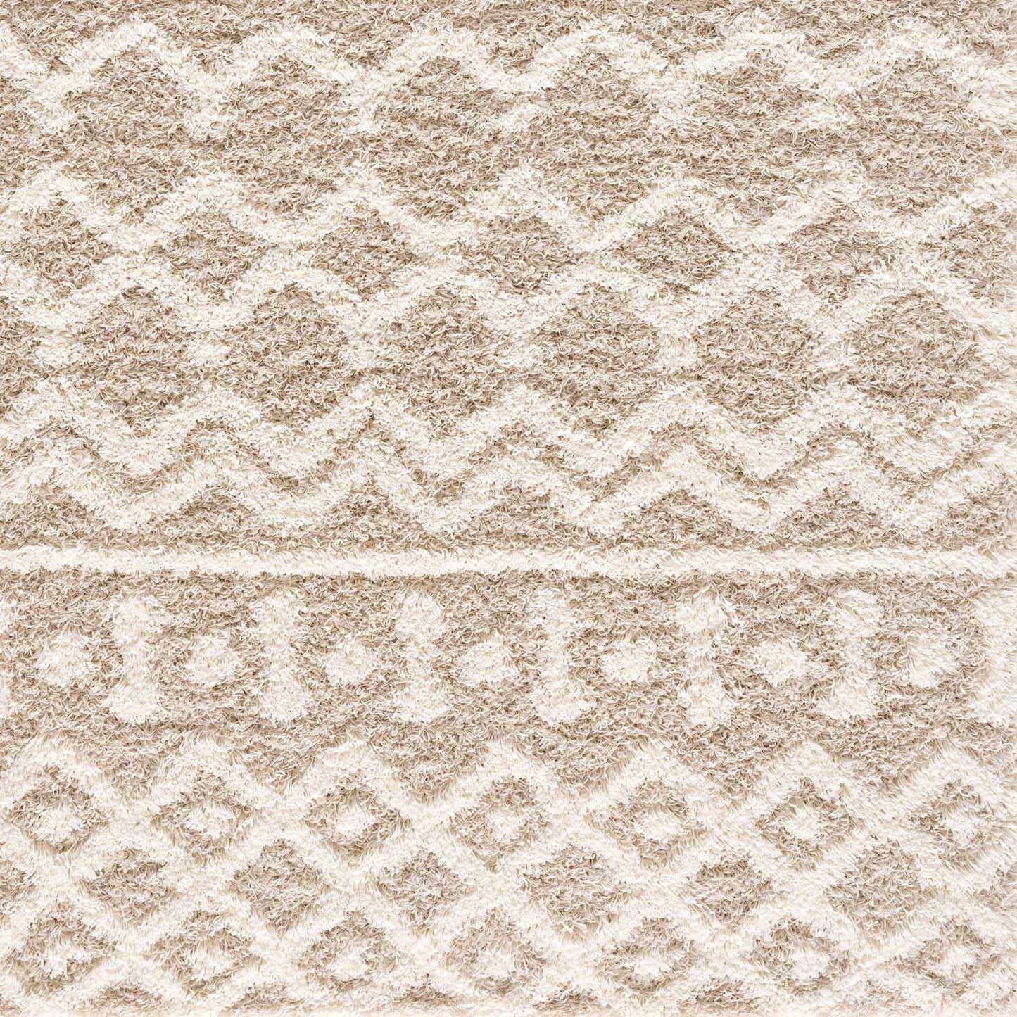 Prompton Cream Plush Area Rug - Boutique Rugs