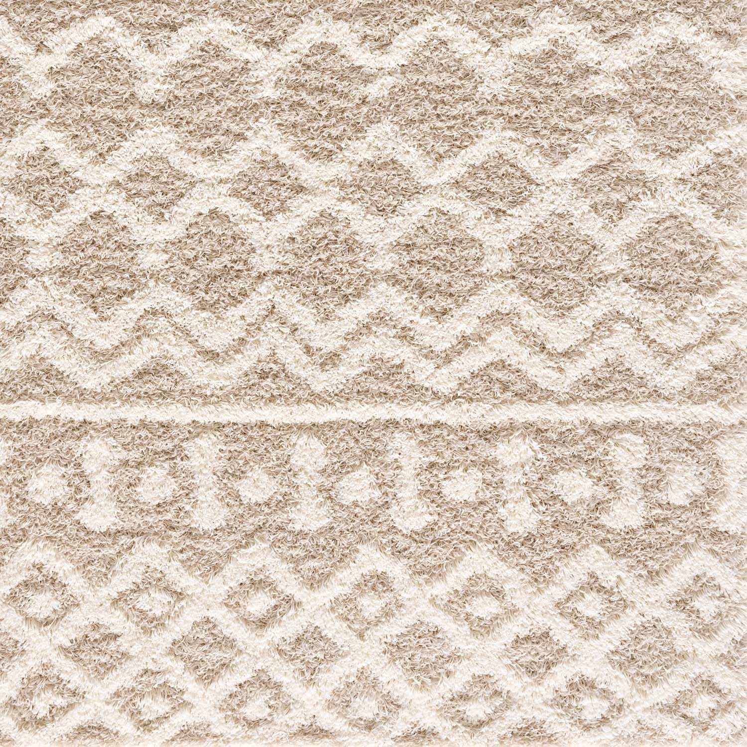 Prompton Cream Plush Area Rug - Boutique Rugs