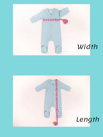 Unisex Zippered One Piece Footie