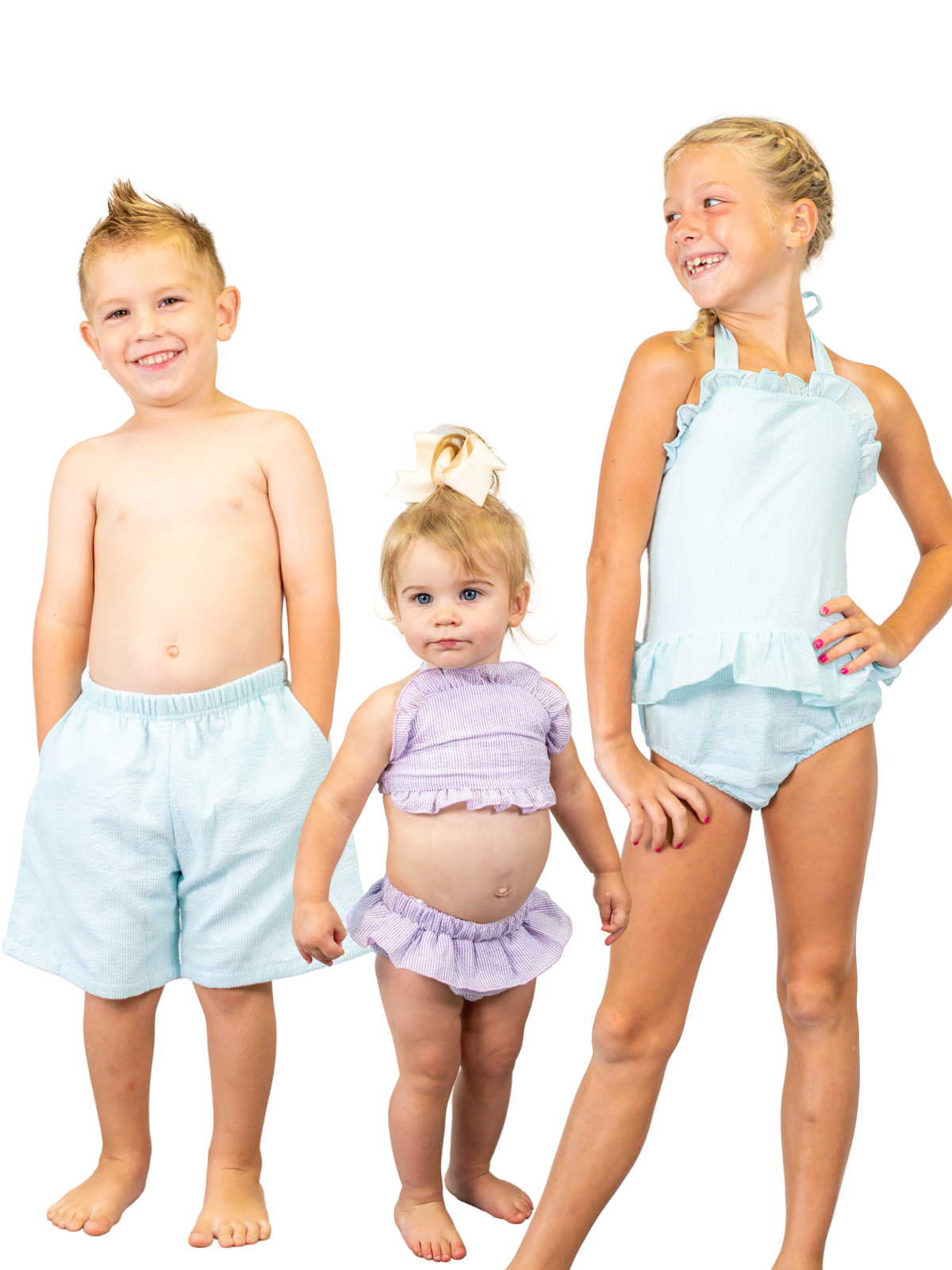 Seersucker Swim Suits - ARB Blanks