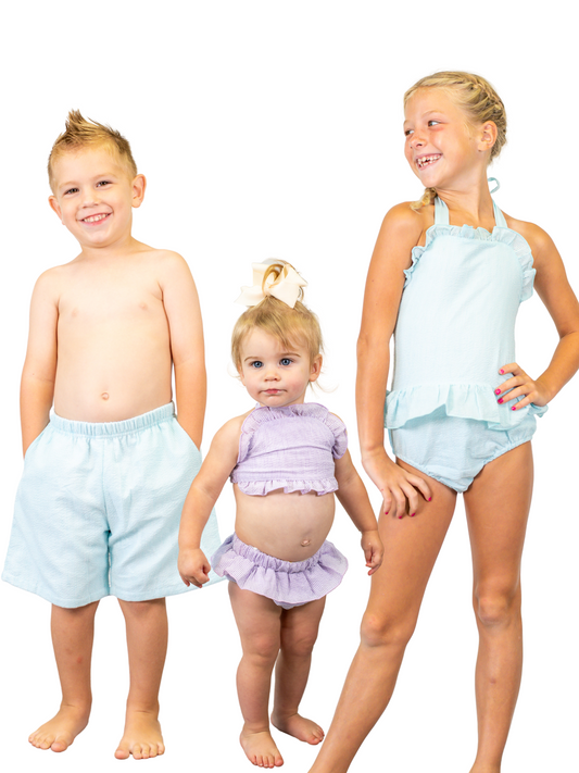 Seersucker Swim Suits - ARB Blanks