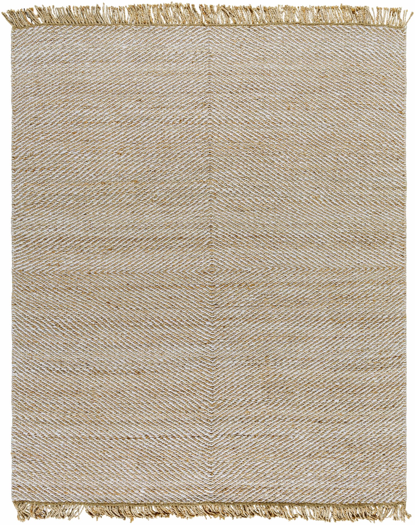 Jute Area Rug with Fringe - Boutique Rugs