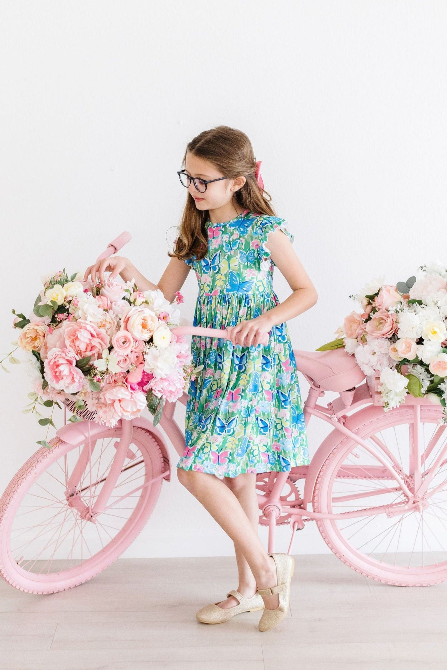 Watercolor Butterflies Twirl Dress - Mila & Rose ®