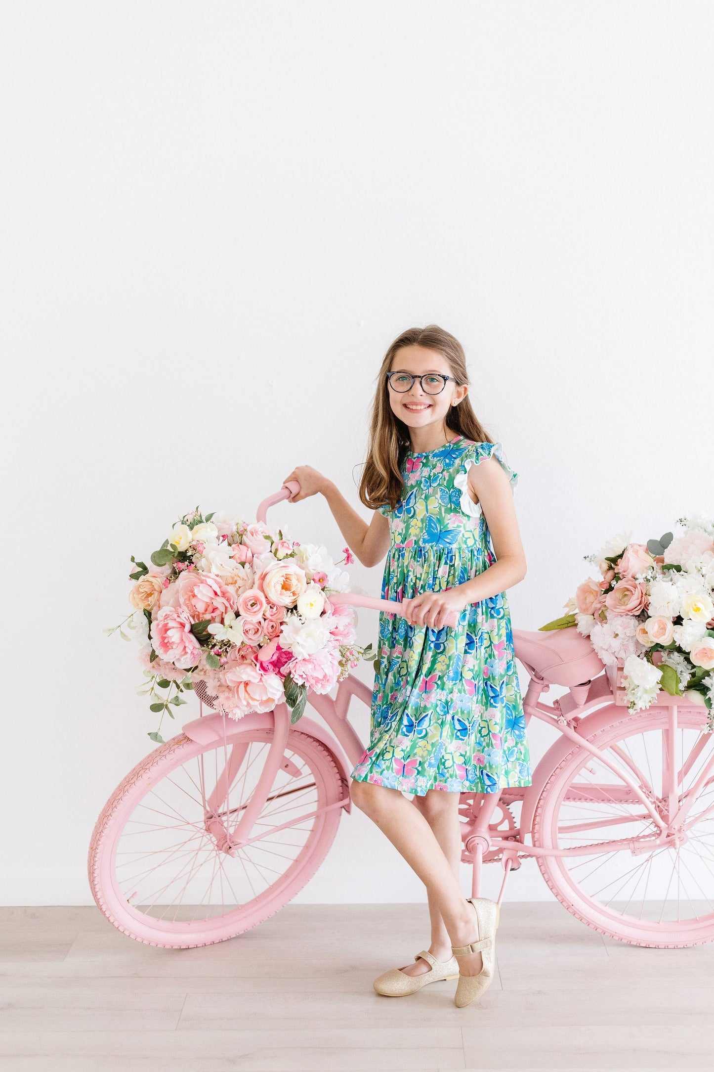 Watercolor Butterflies Twirl Dress - Mila & Rose ®