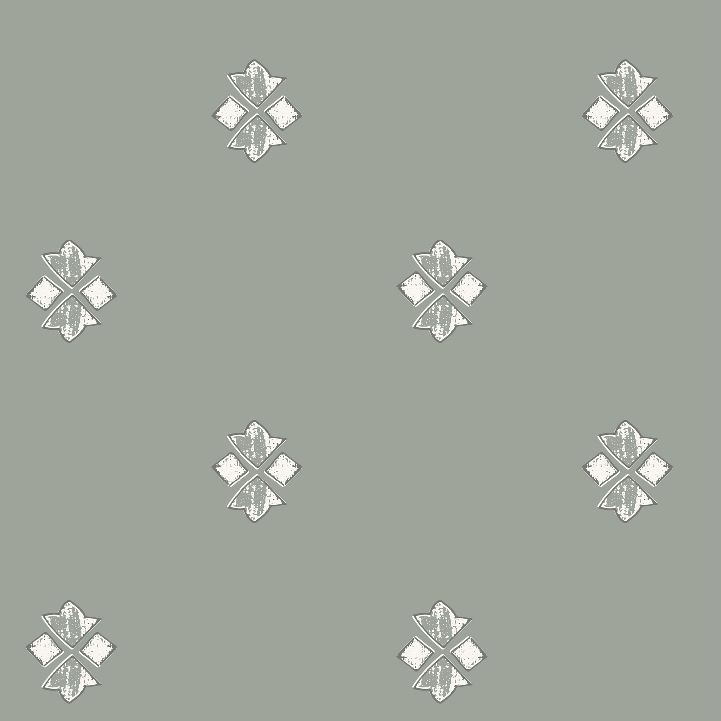Wilson Wallpaper by Melissa Johnson Design - Sample 1 foot by 1 foot / Green / Small Scale - Loomwell Home Goods