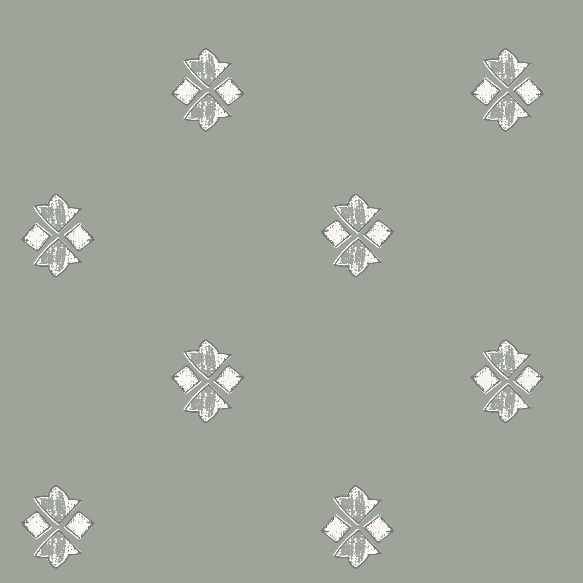 Wilson Wallpaper by Melissa Johnson Design - Sample 1 foot by 1 foot / Green / Small Scale - Loomwell Home Goods