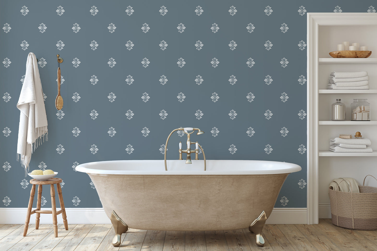 Wilson Wallpaper by Melissa Johnson Design - Loomwell Home Goods