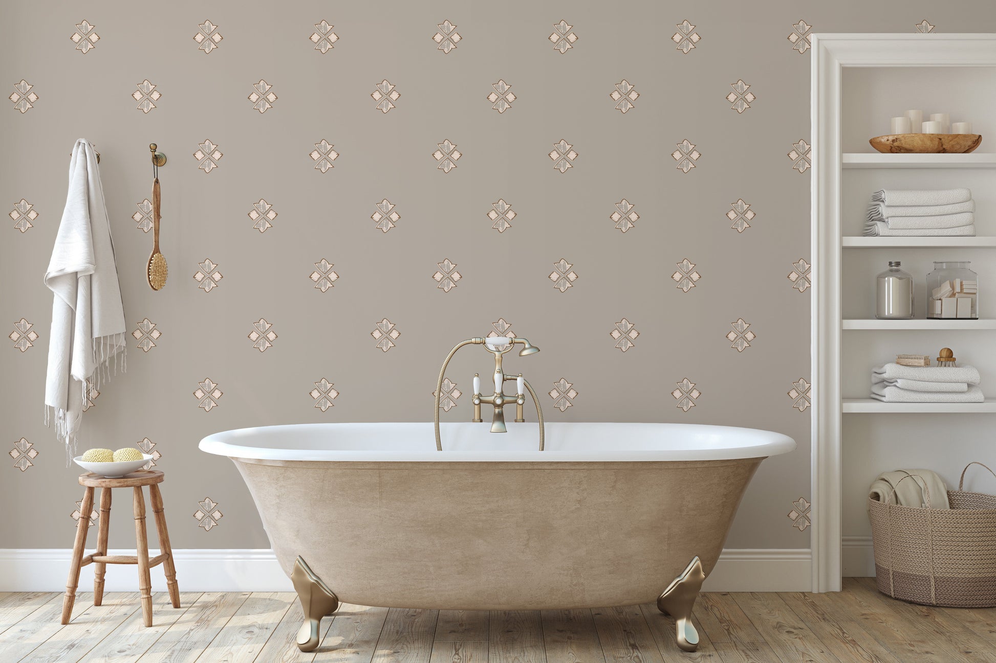 Wilson Wallpaper by Melissa Johnson Design - Loomwell Home Goods