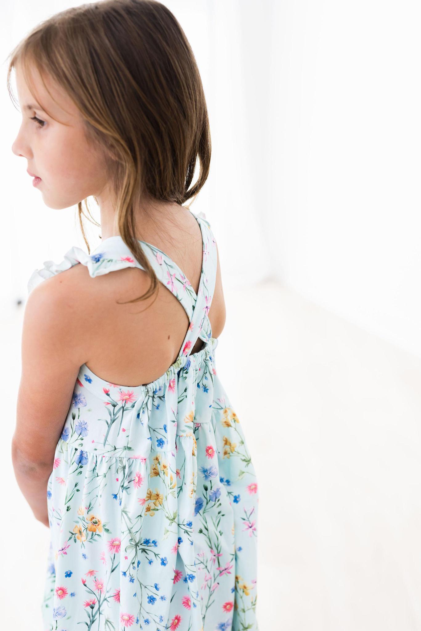 Wild Woods Floral Ruffle Dress - Mila & Rose ®