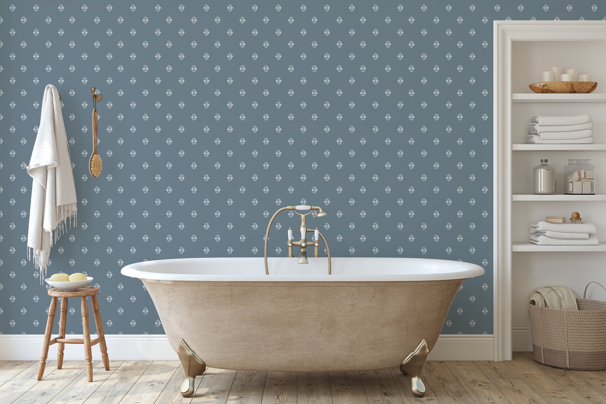 Wilson Wallpaper by Melissa Johnson Design - Loomwell Home Goods